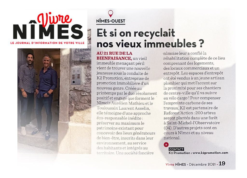 k2 vivre nimes k2promotion